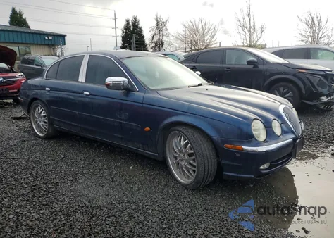2000 Jaguar S-Type из США, поврежденный, VIN SAJDA01D0YGL25347